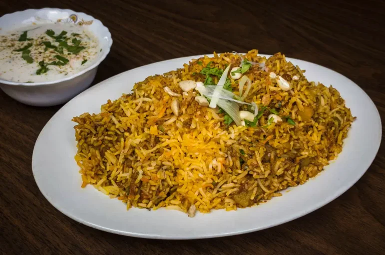 Biryani food in Nepal